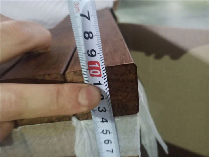 38cm Thickness Bamboo Strand Woven Outdoor Construction Material